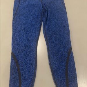 Lululemon On Track Tight Circuit Cerulean Blue sz 12
